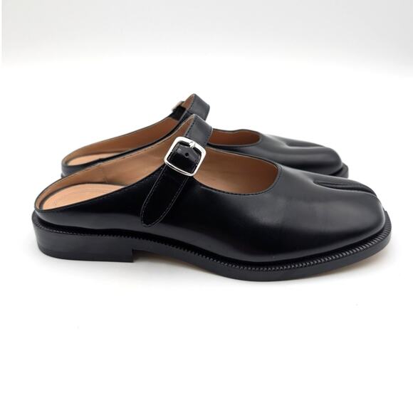 Maison Margiela Paris Tabi City Mary Jane Mules Women's Black Size US5 EU35 - Picture 3 of 10